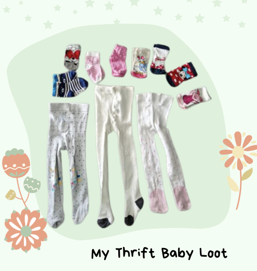 Preloved assorted set of socks and stockings (12-24 months)